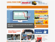 Tablet Screenshot of canalferretero.com